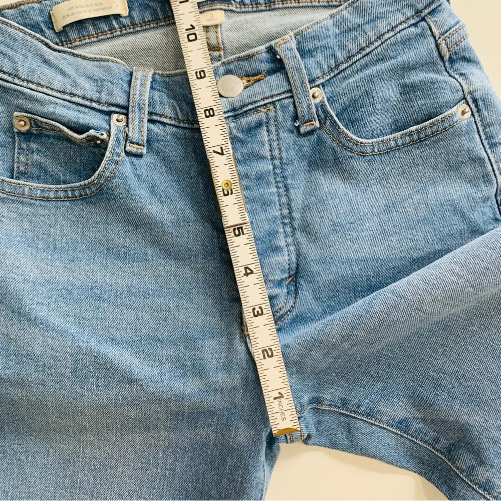 Universal Thread Mid Rise Button Up Jeans Slim Fit Size 2 - Picture 6 of 15